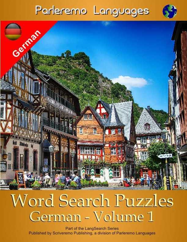 Parleremo Languages Word Search Puzzles German - Volume 1