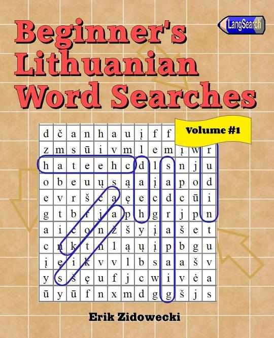 Beginner's Lithuanian Word Searches - Volume 1