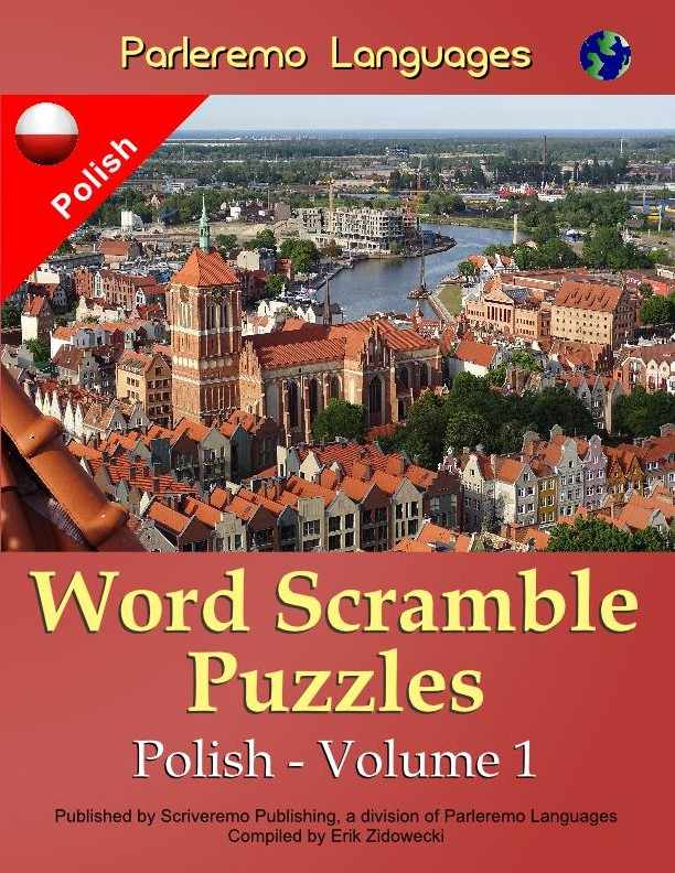Parleremo Languages Word Scramble Puzzles Polish - Volume 1
