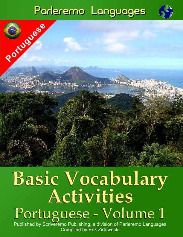 Parleremo Languages Basic Vocabulary Activities Portuguese - Volume 1