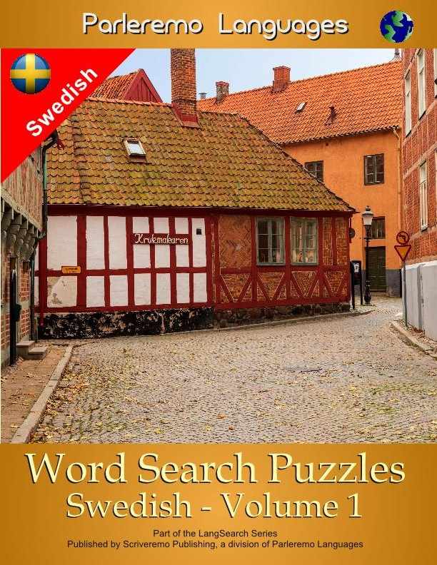 Parleremo Languages Word Search Puzzles Swedish - Volume 1
