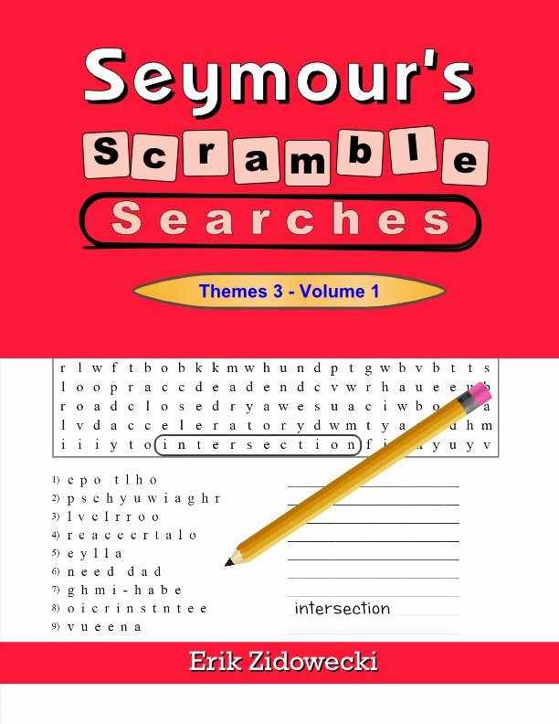 Seymour's Scramble Searches - Themes 3 - Volume 1