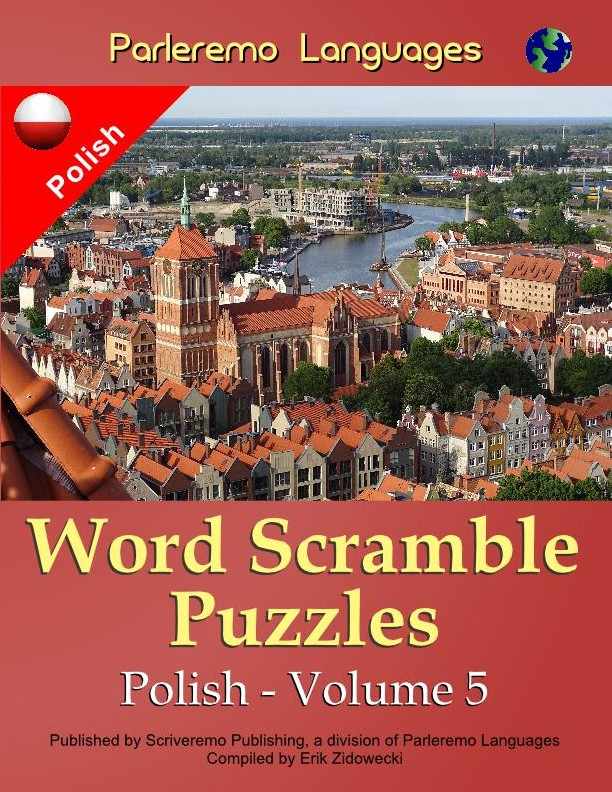 Parleremo Languages Word Scramble Puzzles Polish - Volume 5