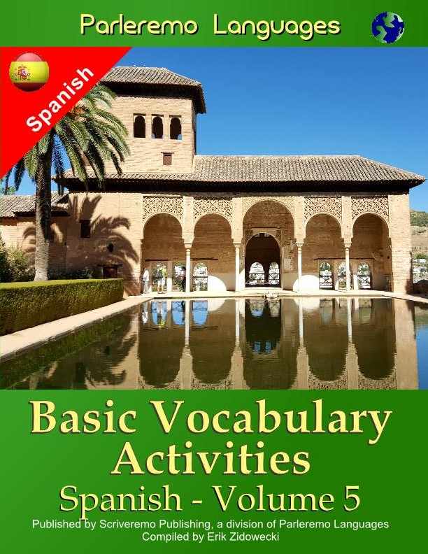 Parleremo Languages Basic Vocabulary Activities Spanish - Volume 5