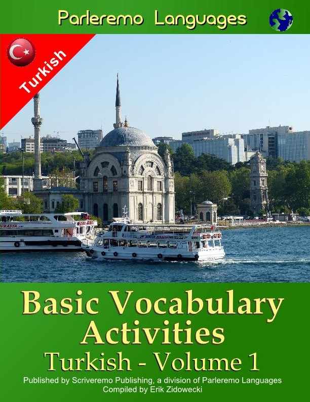 Parleremo Languages Basic Vocabulary Activities Turkish - Volume 1